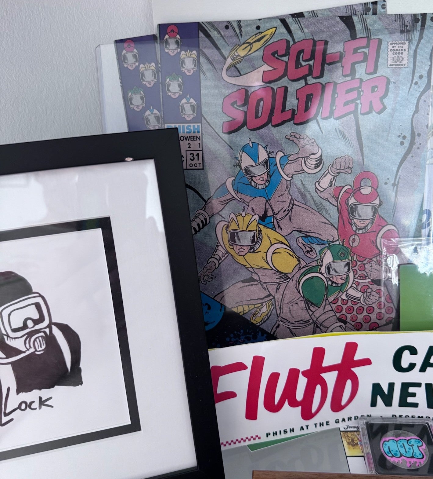 Sci-Fi Soldier Comic Book