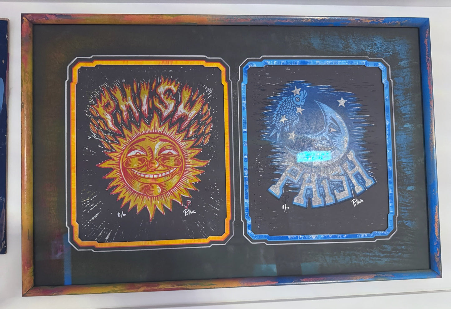 Phish Sun & Moon Framed Set