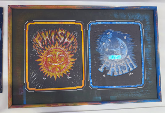 Phish Sun & Moon Framed Set