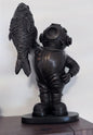 Diver Bronze Statue